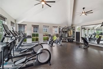 high-impact fitness center at Carrick Bend apartments